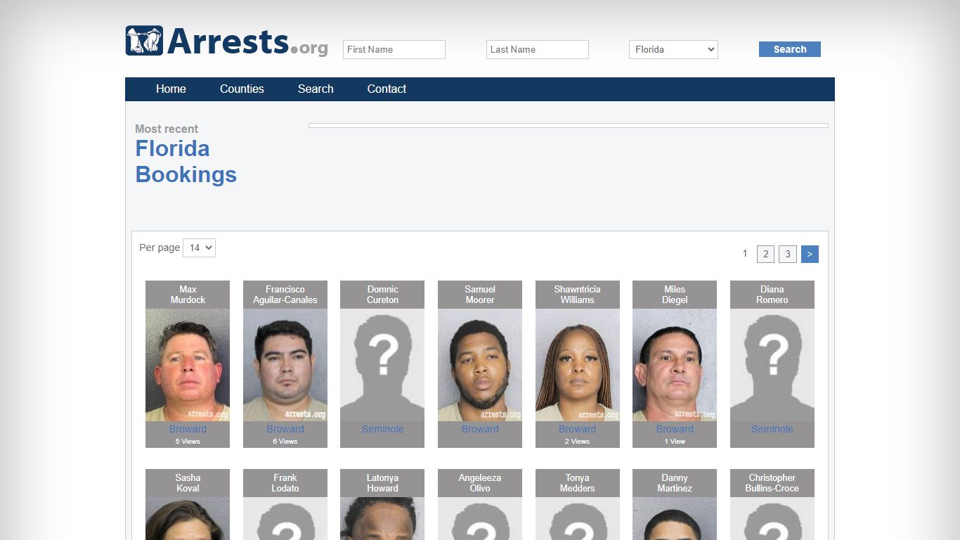 Florida Arrests and Inmate Search