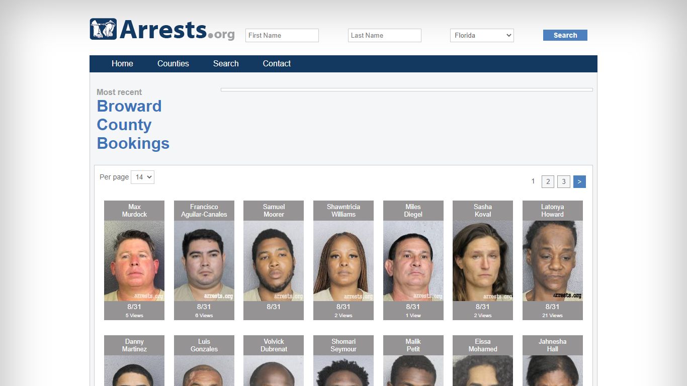 Broward County Arrests and Inmate Search